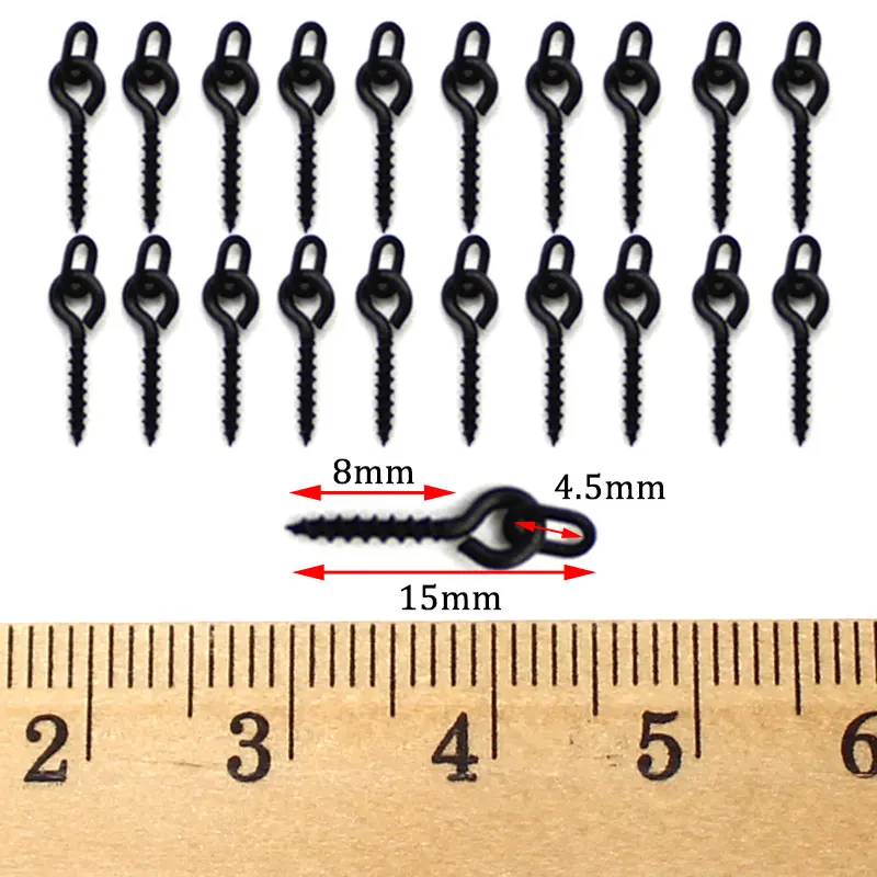 Carp Fishing Hook Connect Hook Beads Swivel Ready D-rig Line Aligner Hair Rigs Zig Rig  Method Feeder  Accessories Tackle