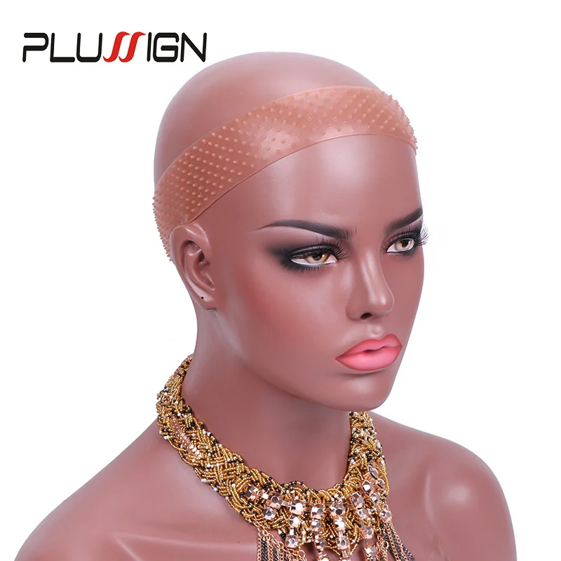 Silicon Wig Band Elastic Wig Grip Brown Transparent Black Headband For Fix Wigs Beige Hair Band Without Gel Or Glue Non Slip