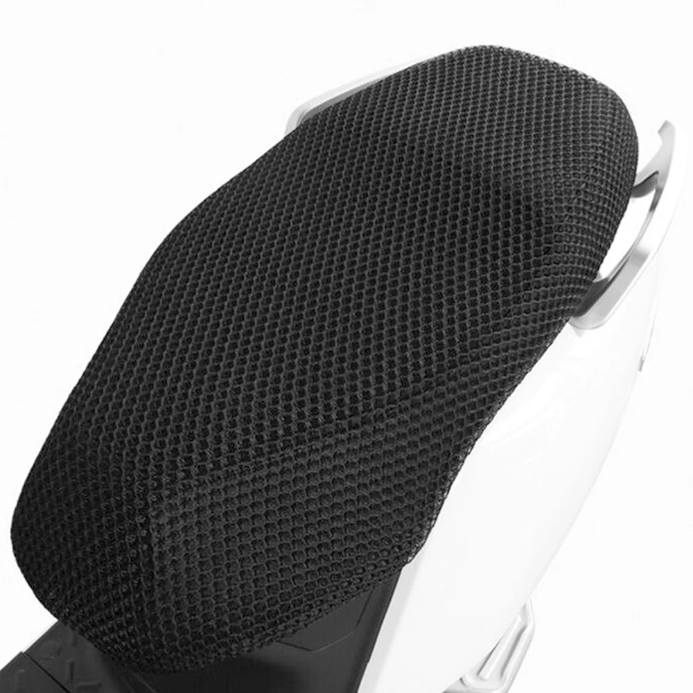DSYCAR 1Pcs Anti-Slip 3D Mesh Fabric Seat Cover Breathable Waterproof Motorcycle Motorbike Scooter Seat Covers Cushion S-XXXXXL
