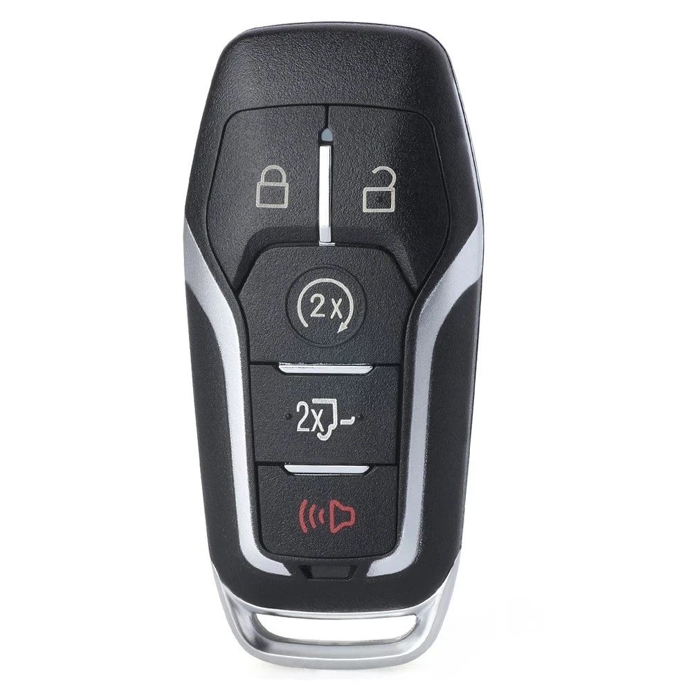 KEYECU 5 Buttons For Ford Fusion Explorer Edge Mustang F150 F250 2015 2016 2017 M3N-A2C31243300 Smart ID49 902MHz Remote Key Fob