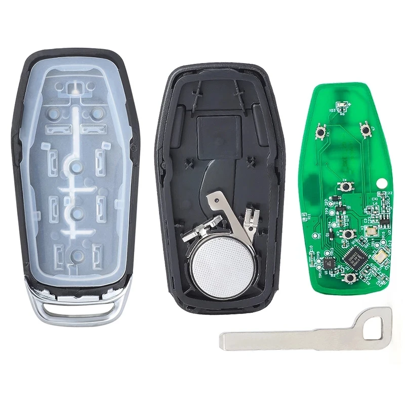 KEYECU 5 Buttons For Ford Fusion Explorer Edge Mustang F150 F250 2015 2016 2017 M3N-A2C31243300 Smart ID49 902MHz Remote Key Fob