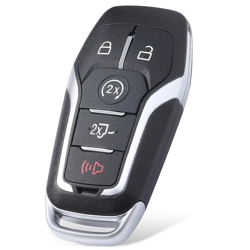 KEYECU 5 Buttons For Ford Fusion Explorer Edge Mustang F150 F250 2015 2016 2017 M3N-A2C31243300 Smart ID49 902MHz Remote Key Fob