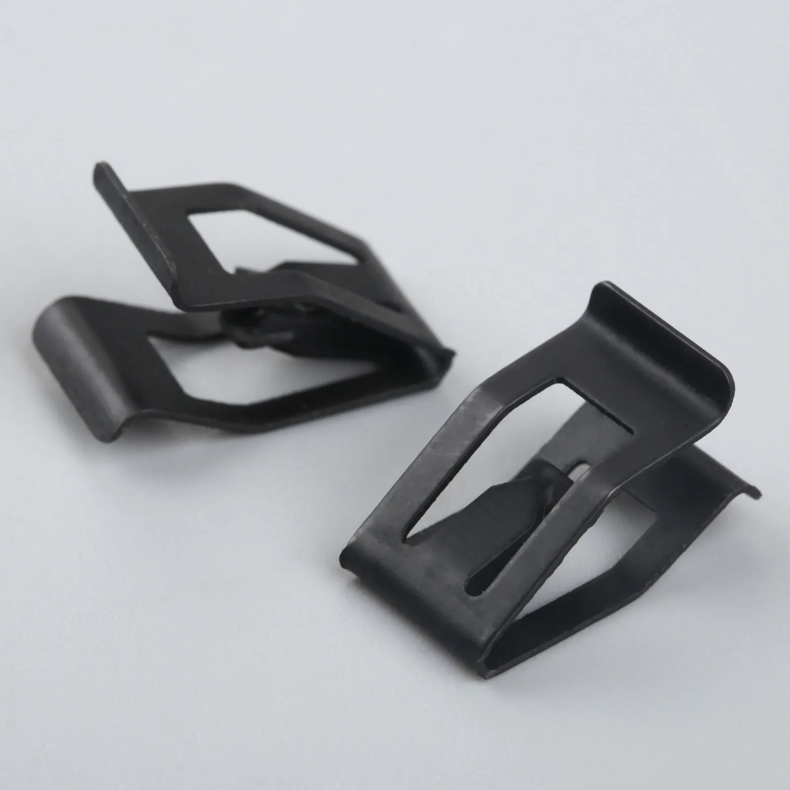 10Pcs Car Front Console Dash Dashboard Auto Door Trim Metal Retainer Black Rivets Fastener Clips Fit for Ford Mazda Audi Toyota