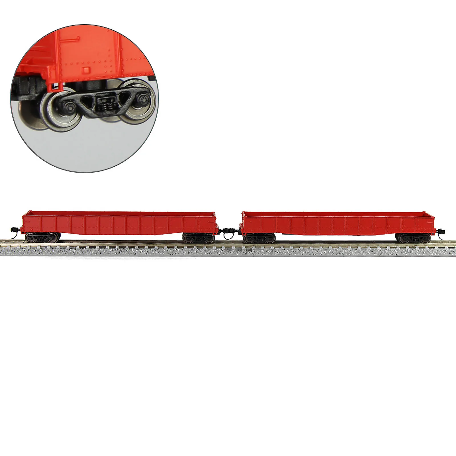 Evemodel Wheelsets 24pcs N Scale 33" Metal DC Wheels Metal Axle for Model Trains Trucks HP05150