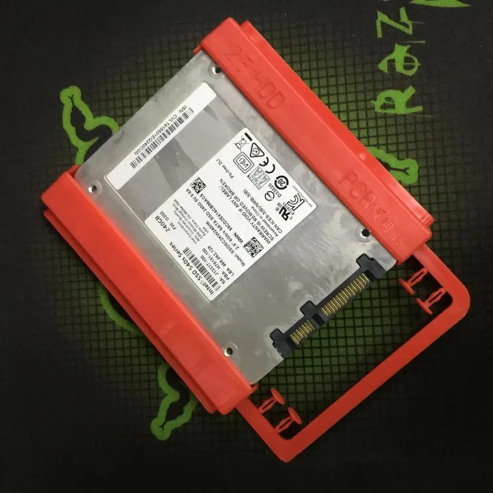 2.5 Inch - 3.5 Inch Hard Disk Stand SSD Holder Anti-cracking Professional SSD Adapter Bracket for Desktop