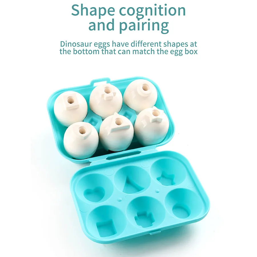 Montessori Eggs 3D Puzzle Learning Education Math Toys Kids Shape Match Smart Game for Children Educational Easter Gifts for Kid