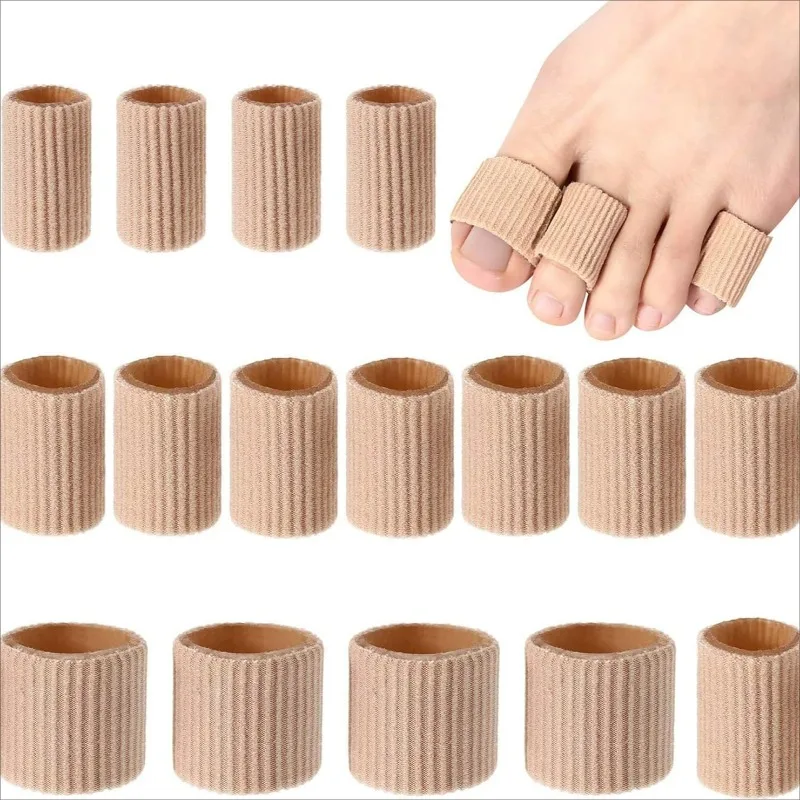 Gel Toe Cover Elastic Fibre Finger Protective Tube Toe Protection Pipe Reduce Friction Silicone Foot Protector Feet Care Parts