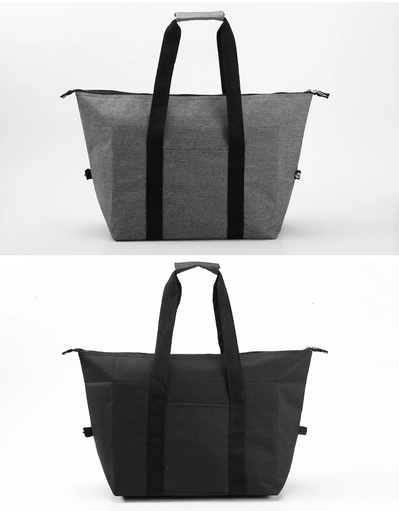 Oxford Cloth Thermal Bag Large Capacity Thickened Thermal Insulation Lunch Bag Portable Folding Outdoor Picnic Ice Bag