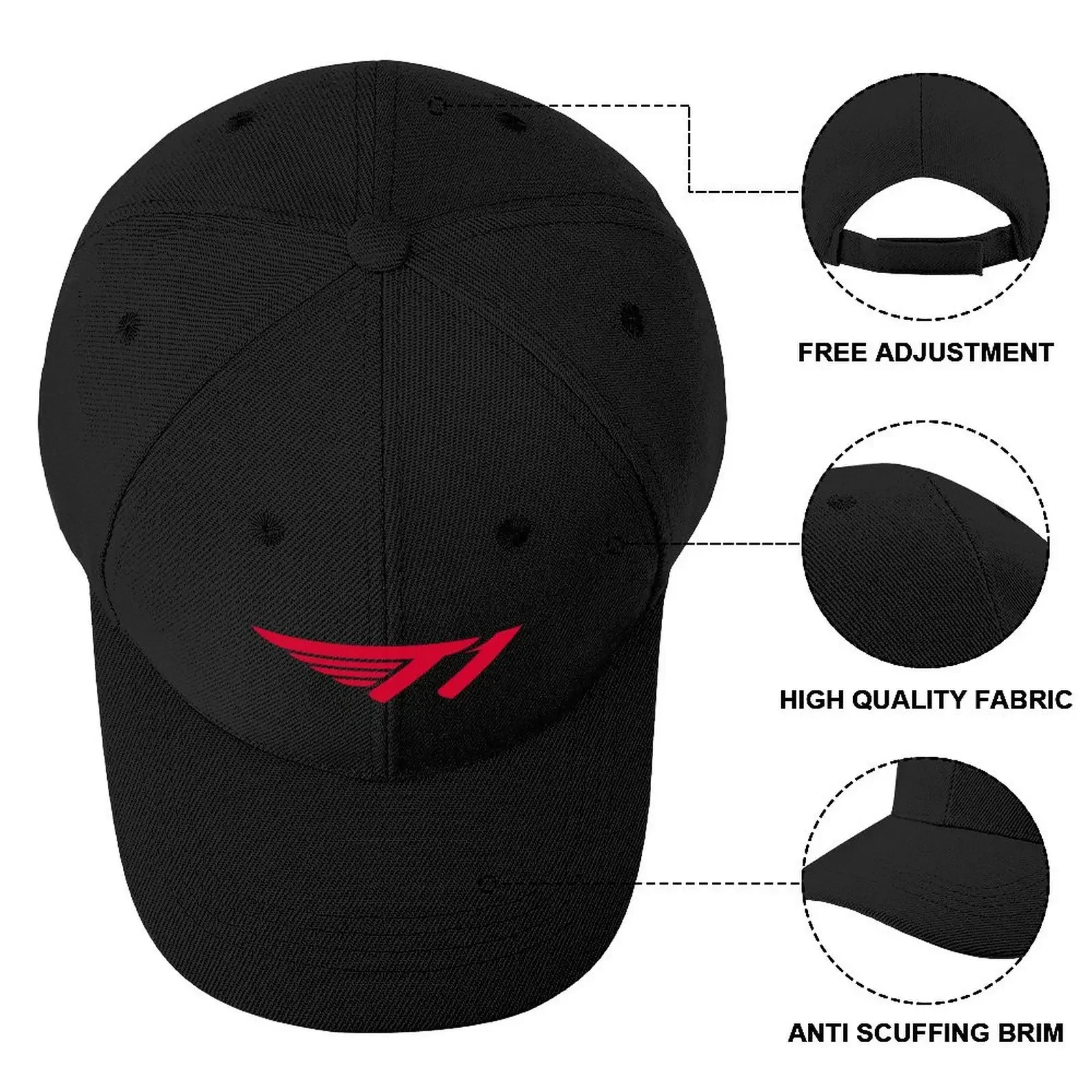 T1 Baseball Cap Rave Military Tactical Caps Anime Hat Designer Hat Hat For Women Men'S