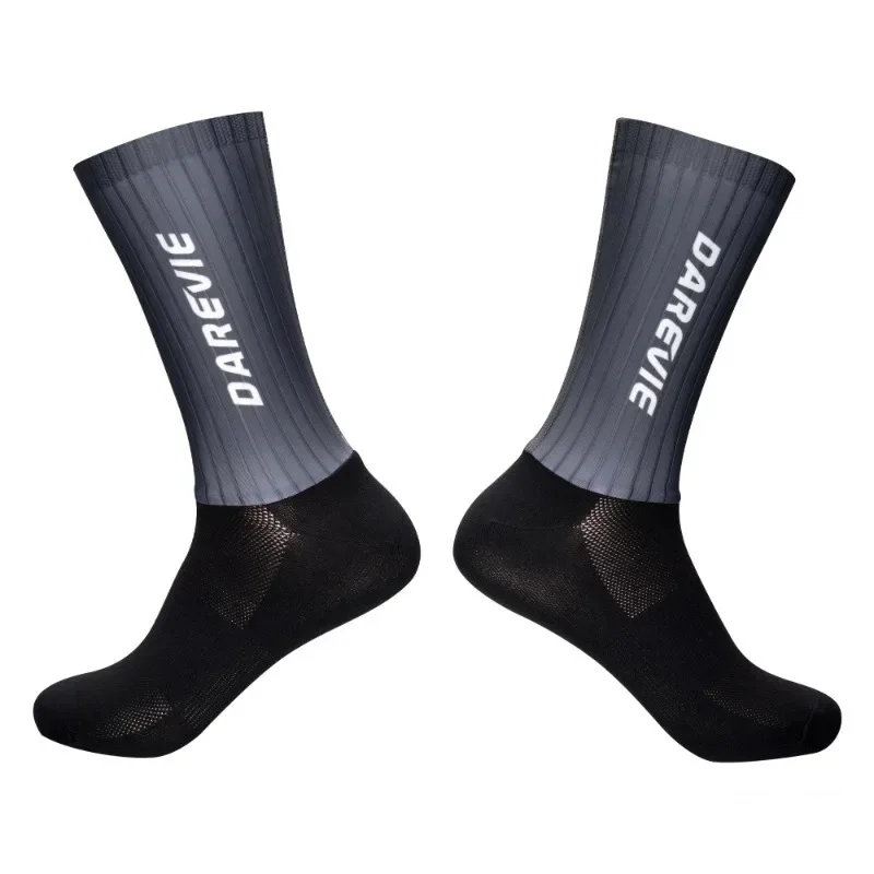 2026 New Aero Darevie Socks High Speed Cycling Sock Pro Sports for Men Anti-slip Breathable Athletic Moisture Control