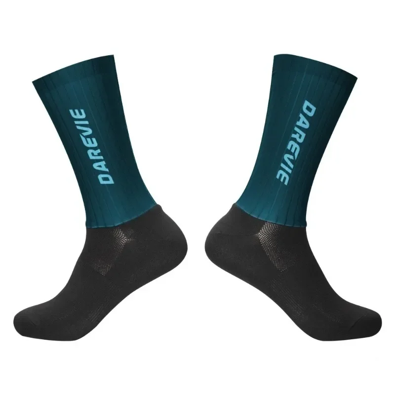 2026 New Aero Darevie Socks High Speed Cycling Sock Pro Sports for Men Anti-slip Breathable Athletic Moisture Control