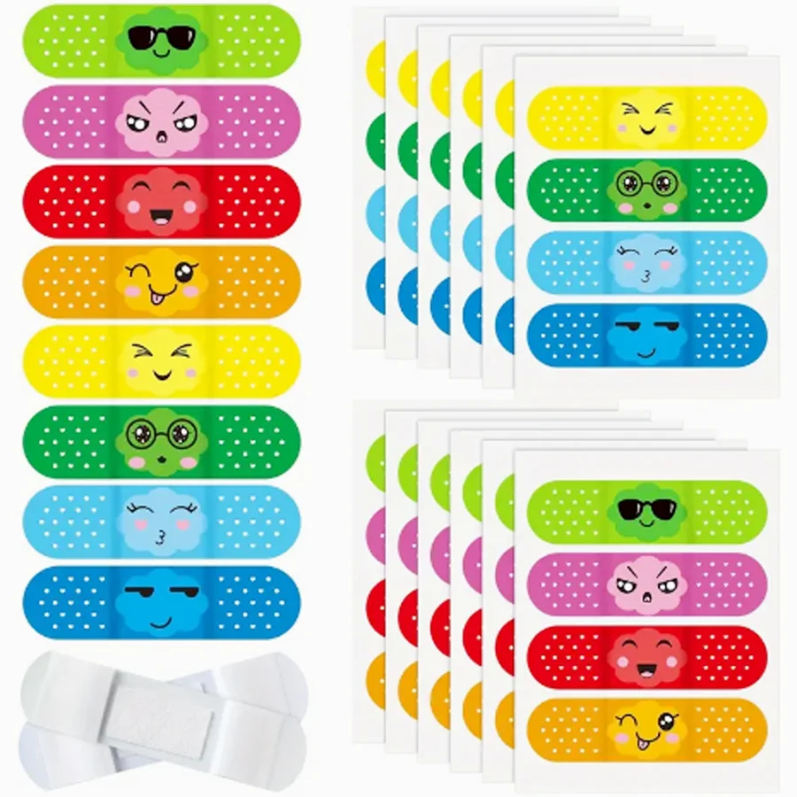 16/40pcs Cartoon Band for Kids Adults Wound Dressing Plasters for First Strips Patch Waterproof Adhesive Bandages