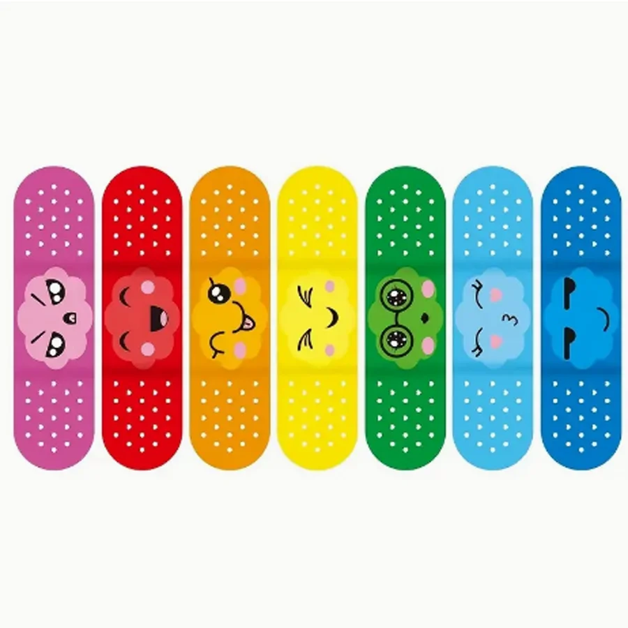 16/40pcs Cartoon Band for Kids Adults Wound Dressing Plasters for First Strips Patch Waterproof Adhesive Bandages