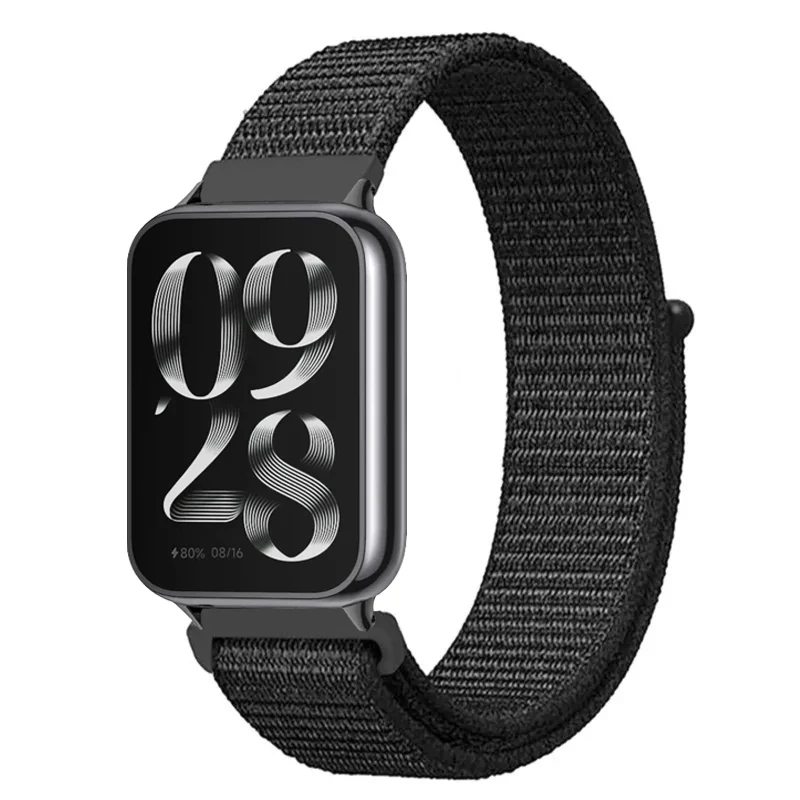 Nylon Strap for Xiaomi Mi Band 8 9 Pro Redmi Watch 4 Breathable Replaceable Bracelet Wristband Correa Watchband Accessories Belt