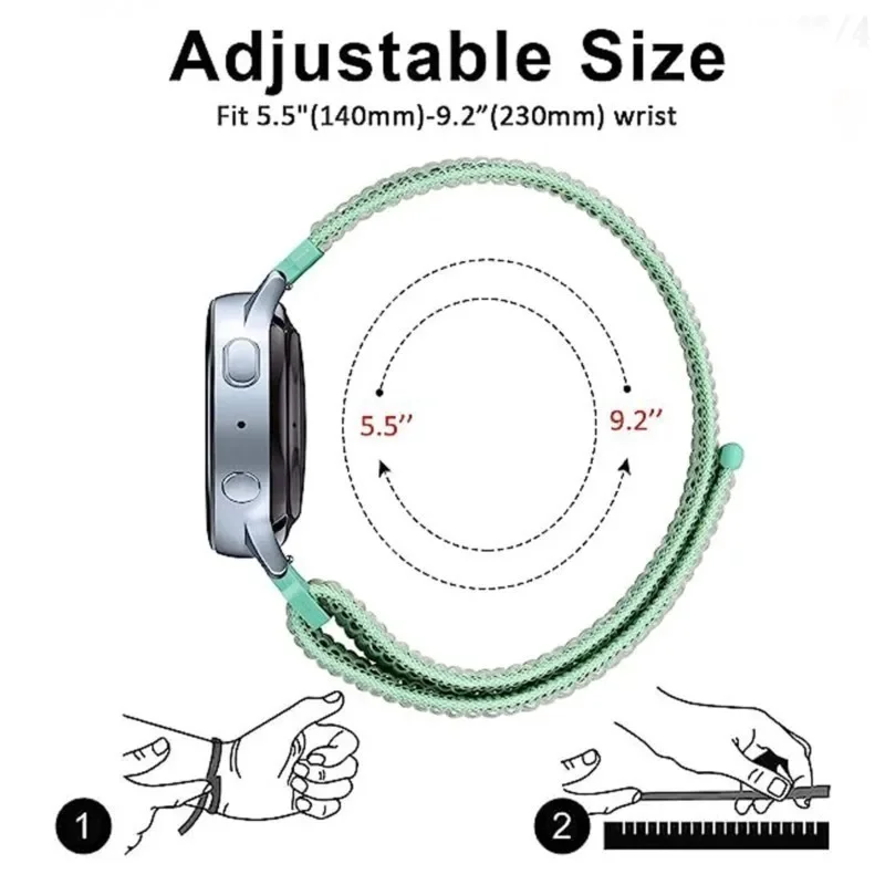 Nylon Strap for Xiaomi Mi Band 8 9 Pro Redmi Watch 4 Breathable Replaceable Bracelet Wristband Correa Watchband Accessories Belt