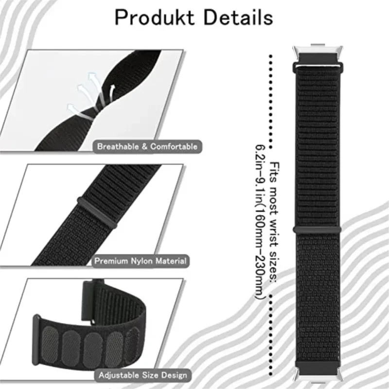 Nylon Strap for Xiaomi Mi Band 8 9 Pro Redmi Watch 4 Breathable Replaceable Bracelet Wristband Correa Watchband Accessories Belt