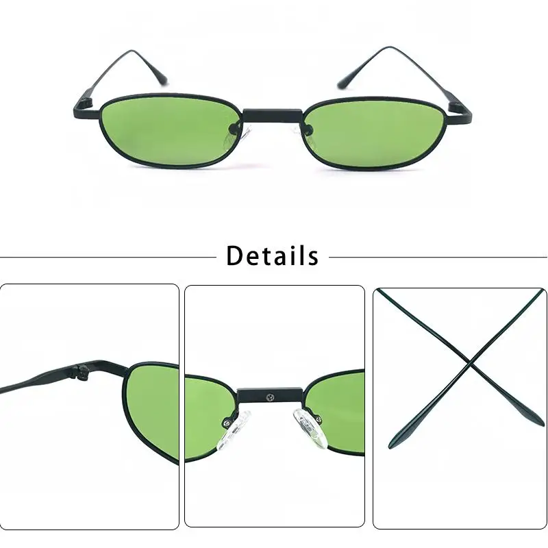 CATERSIDE Polarized Small Sunglasses Men Rectangle Punk Brand Design Sun Glasses for Women Driving Party Eyewear Holiday Gifts