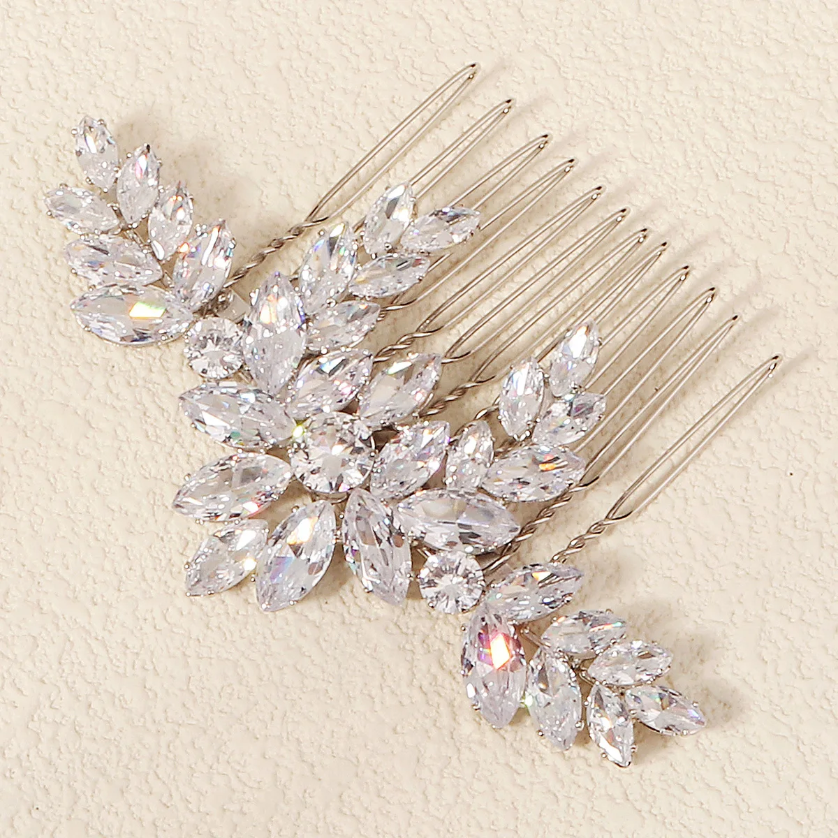 Sparkling Zirconia Hair Comb Halloween Party Headbands Hair Clips Classic Jewelry Headpieces For Women Holiday Gifts