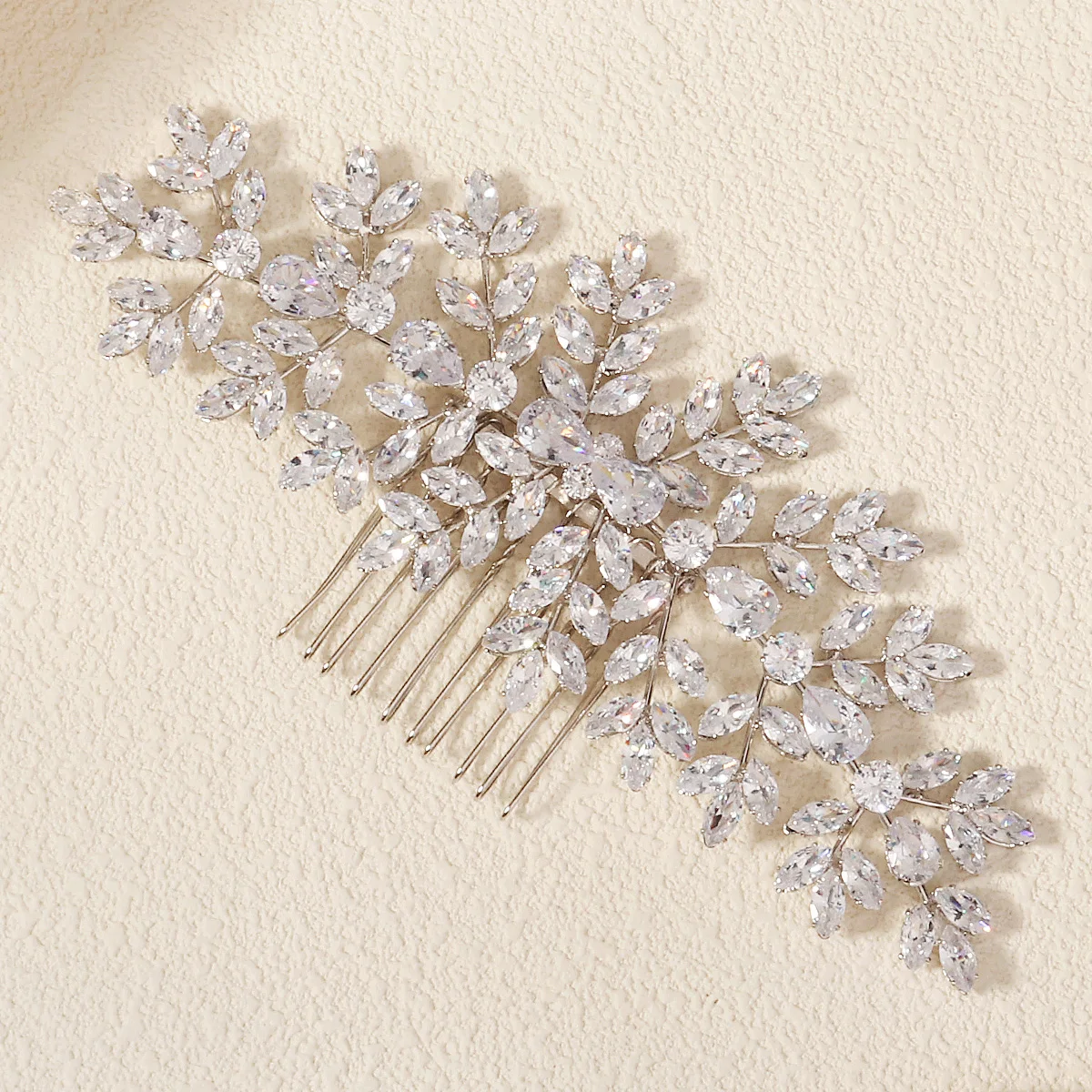 Sparkling Zirconia Hair Comb Halloween Party Headbands Hair Clips Classic Jewelry Headpieces For Women Holiday Gifts