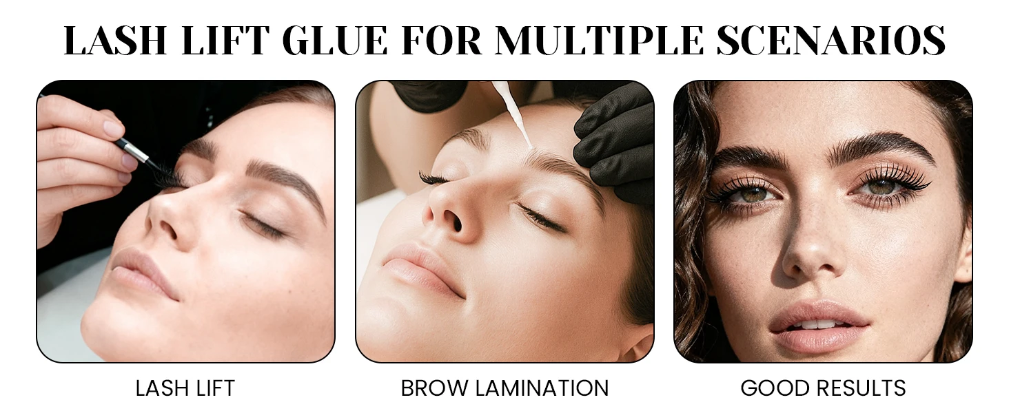Libeauty 7ml Super Strong Lash Lift Glue Lash Lifting Adhesive Clear Eyelash Lifting Adhesive EyelashLift Glue Makeup Tools