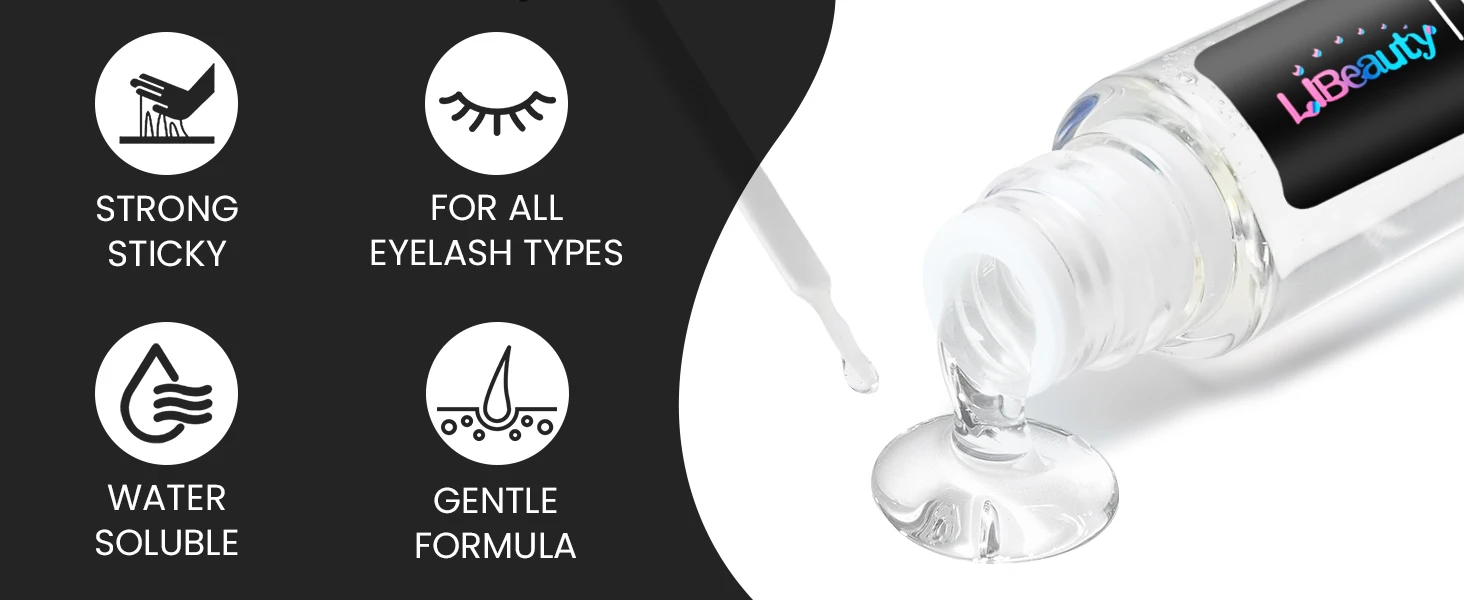 Libeauty 7ml Super Strong Lash Lift Glue Lash Lifting Adhesive Clear Eyelash Lifting Adhesive EyelashLift Glue Makeup Tools