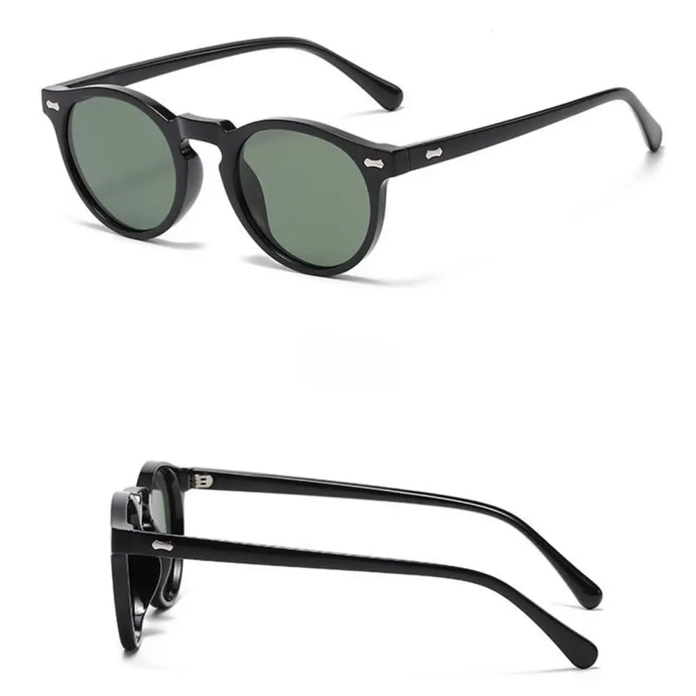 KLASSNUM Men Retro Round Polarized Sunglasses Women Brand Luxury Designer Driving Sun Glasses Outdoor UV400 Shades Eyepiece 2026