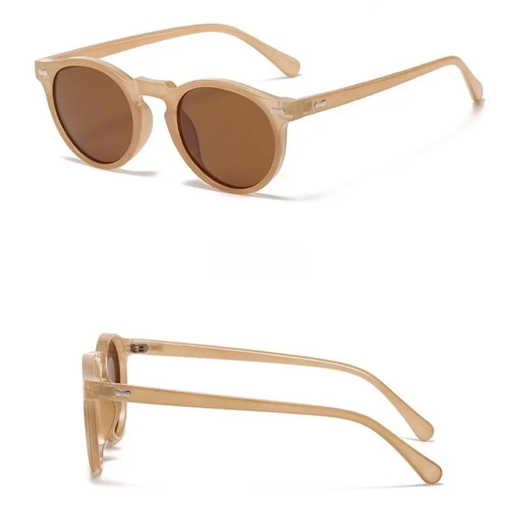 KLASSNUM Men Retro Round Polarized Sunglasses Women Brand Luxury Designer Driving Sun Glasses Outdoor UV400 Shades Eyepiece 2026