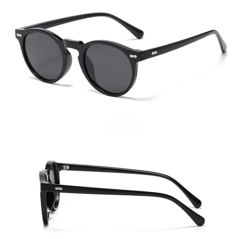 KLASSNUM Men Retro Round Polarized Sunglasses Women Brand Luxury Designer Driving Sun Glasses Outdoor UV400 Shades Eyepiece 2026