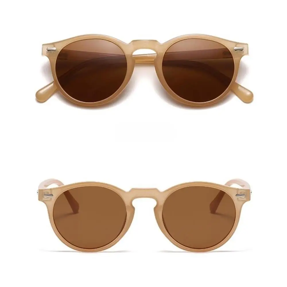 KLASSNUM Men Retro Round Polarized Sunglasses Women Brand Luxury Designer Driving Sun Glasses Outdoor UV400 Shades Eyepiece 2026