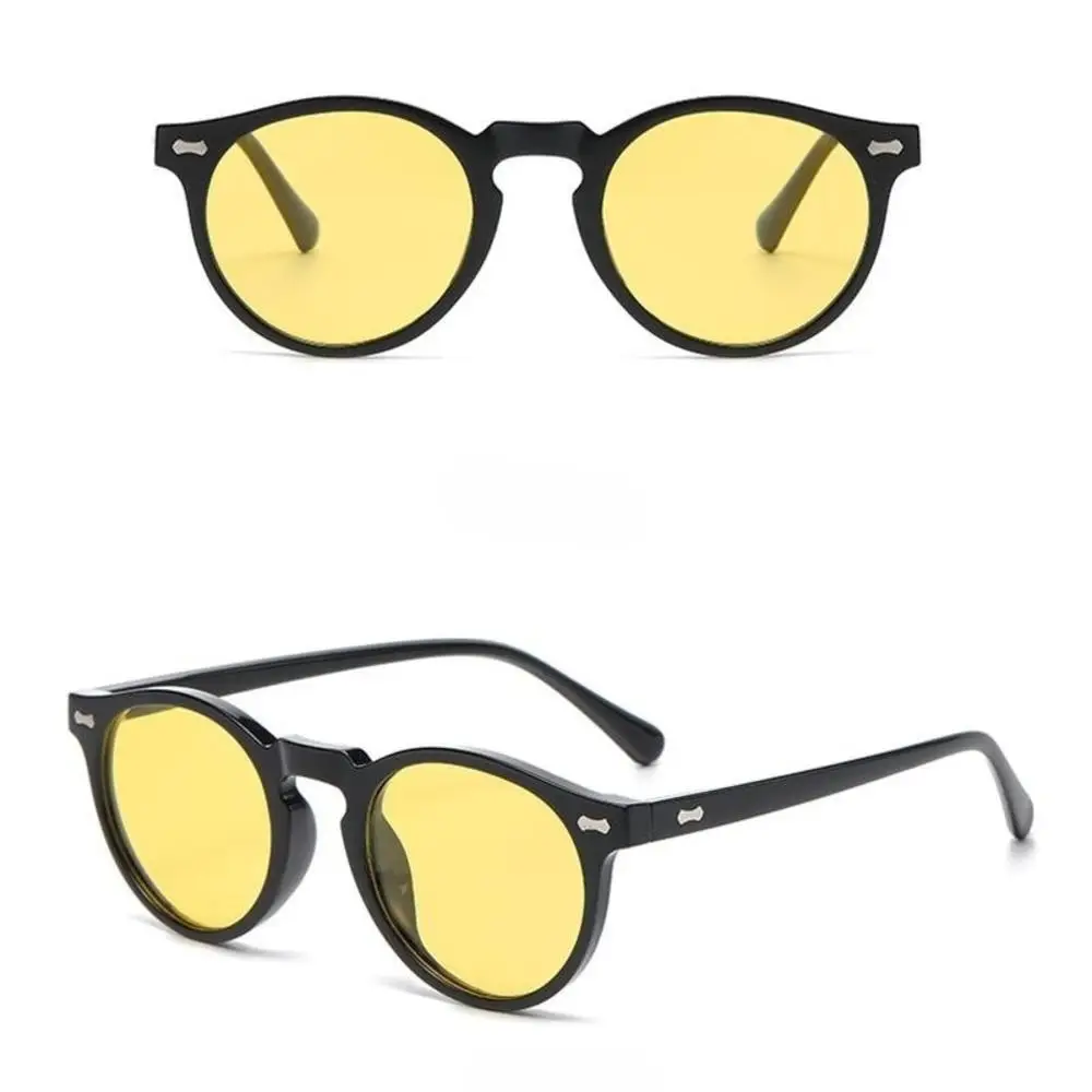 KLASSNUM Men Retro Round Polarized Sunglasses Women Brand Luxury Designer Driving Sun Glasses Outdoor UV400 Shades Eyepiece 2026