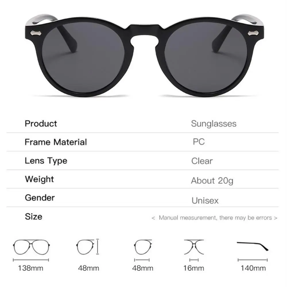 KLASSNUM Men Retro Round Polarized Sunglasses Women Brand Luxury Designer Driving Sun Glasses Outdoor UV400 Shades Eyepiece 2026