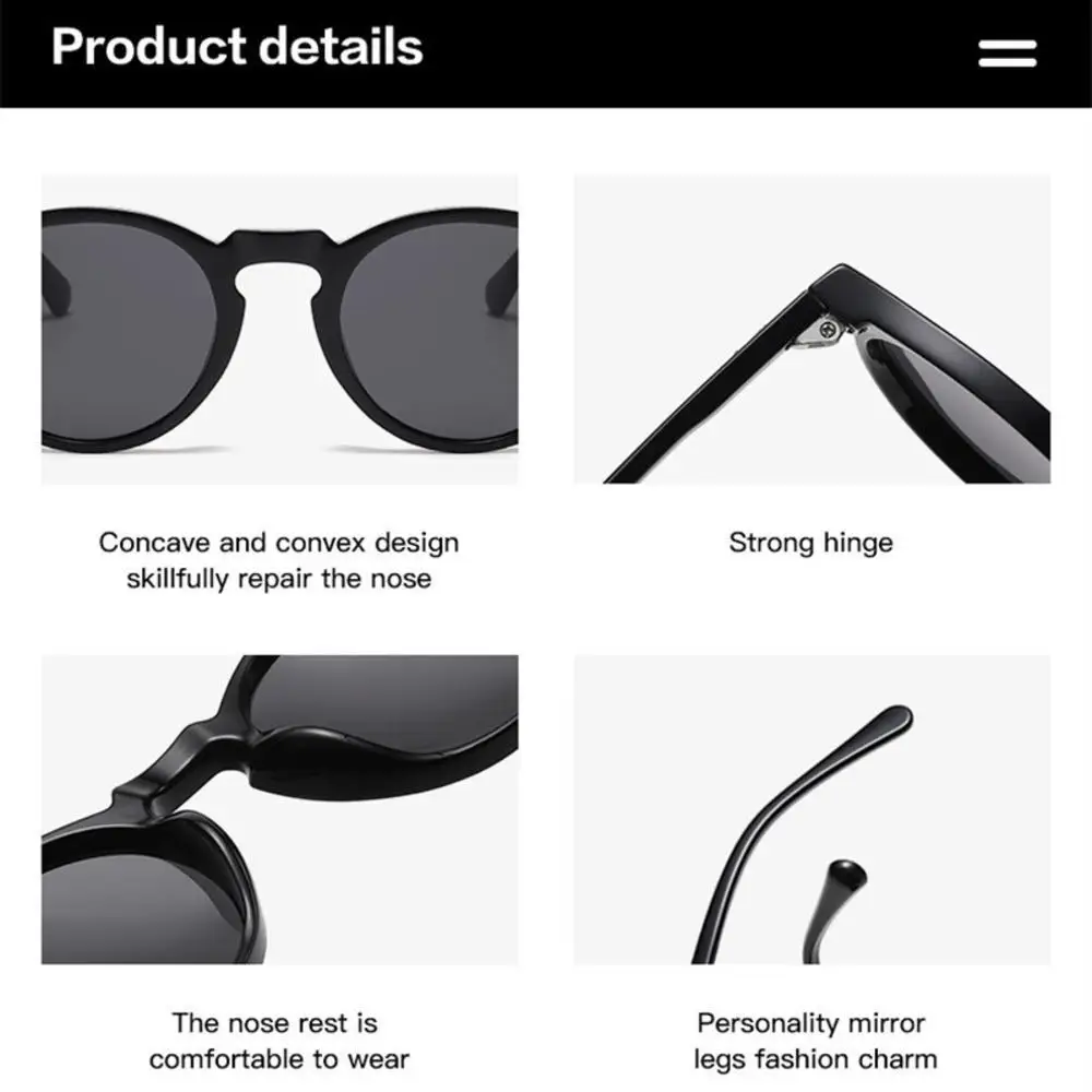 KLASSNUM Men Retro Round Polarized Sunglasses Women Brand Luxury Designer Driving Sun Glasses Outdoor UV400 Shades Eyepiece 2026