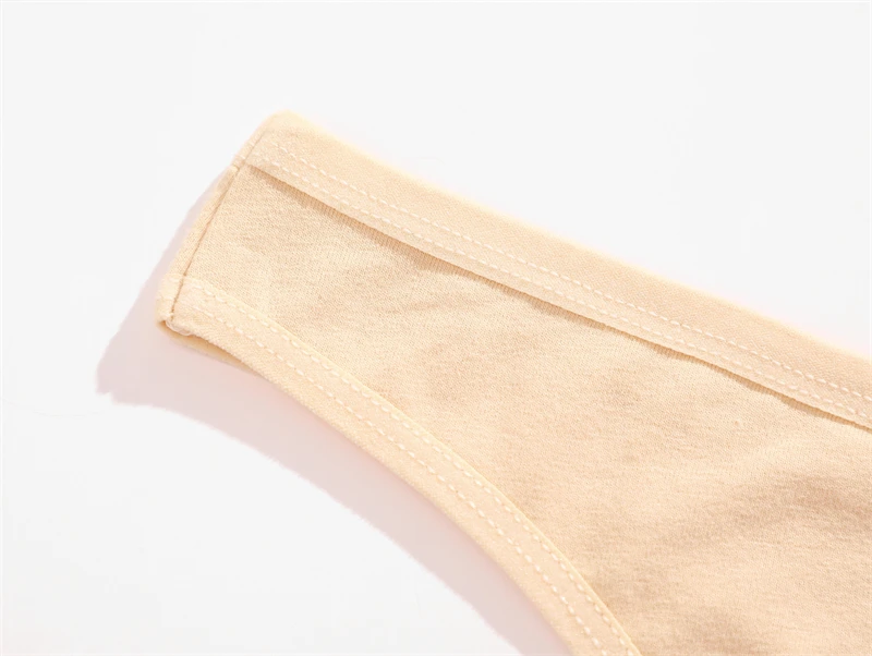 FINETOO 1/2/3/5/8Pcs Cotton Solid Thongs Women's Panties Sexy Low Waist Underwear Female Breathable G-string Soft Lingerie S-XL