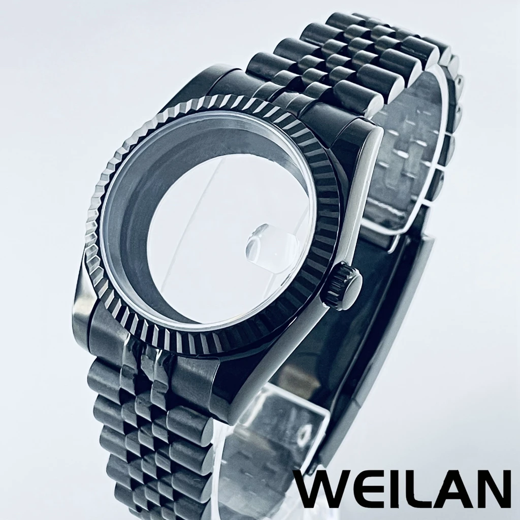 36mm 40mm Silver Black Gold RoseGold NH34 NH35 NH36 NH38 NH39 NH70 NH72 ETA2824 PT5000 Watch Case Top Waterproof Sapphire Crysta
