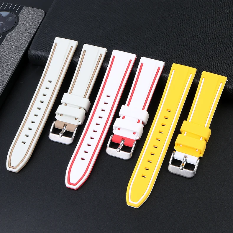 Soft Silicone Watch Band for Omega x Swatch joint MoonSwatch Diving Waterproof Rubber Strap Watch Accessories Men Women 20mm