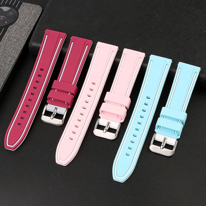 Soft Silicone Watch Band for Omega x Swatch joint MoonSwatch Diving Waterproof Rubber Strap Watch Accessories Men Women 20mm