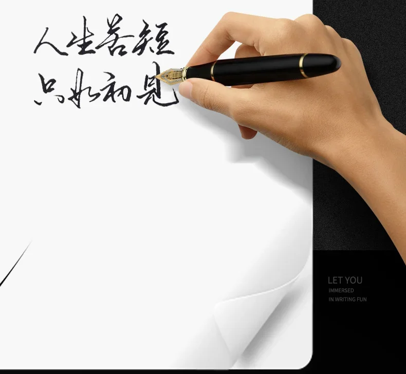 Jinhao X450 Fountain Pen M/Bent Fine Iraurita Nib Luxury Elegant Pens Writing ink Pens Office School Supplies Stationery PK 9019