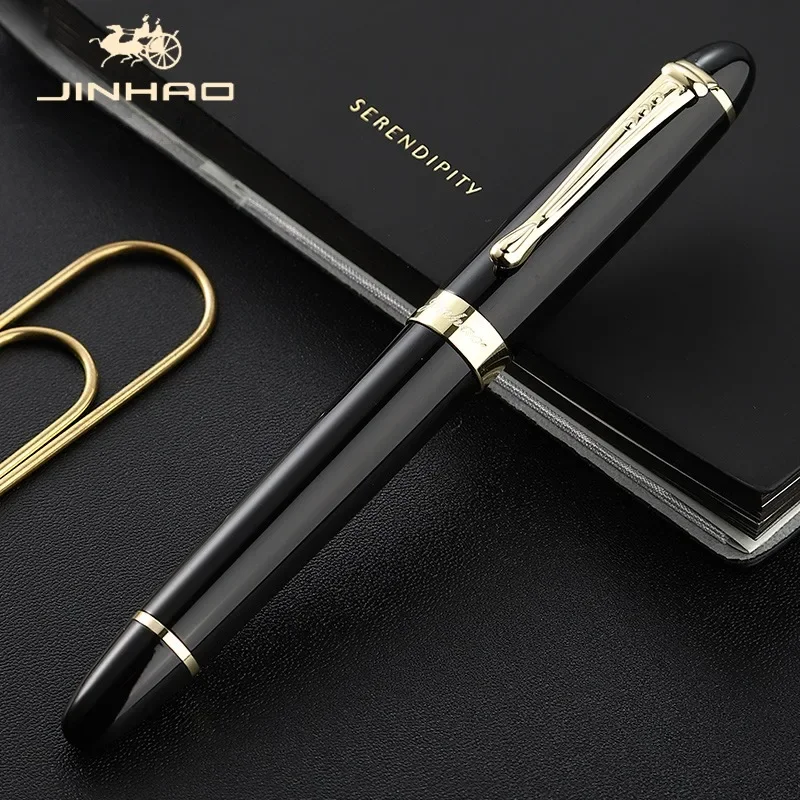 Jinhao X450 Fountain Pen M/Bent Fine Iraurita Nib Luxury Elegant Pens Writing ink Pens Office School Supplies Stationery PK 9019