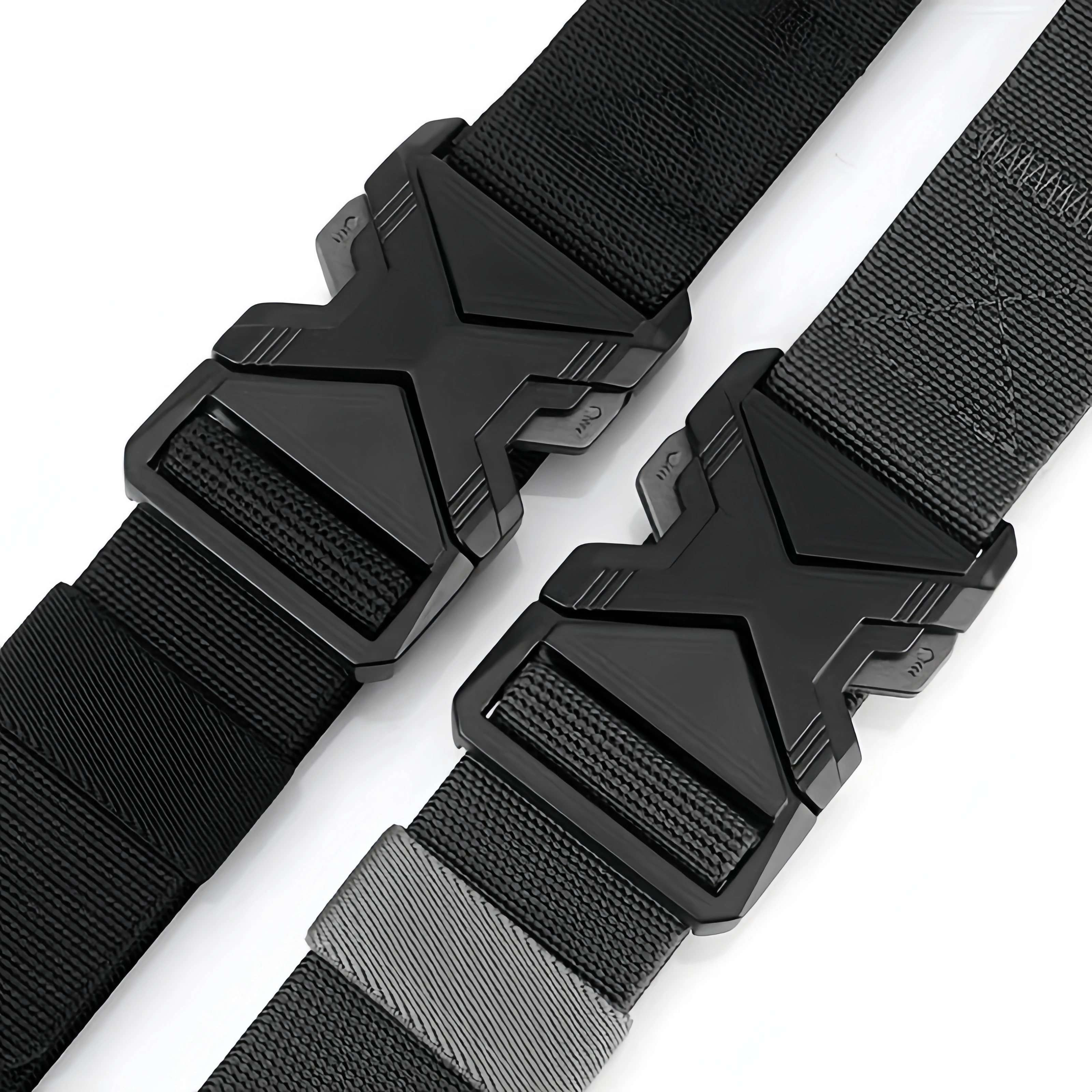 New Quick Release Pluggable Buckle Sports Belt Breathable ElasticMen Belts For Men Elastic Pants Belt