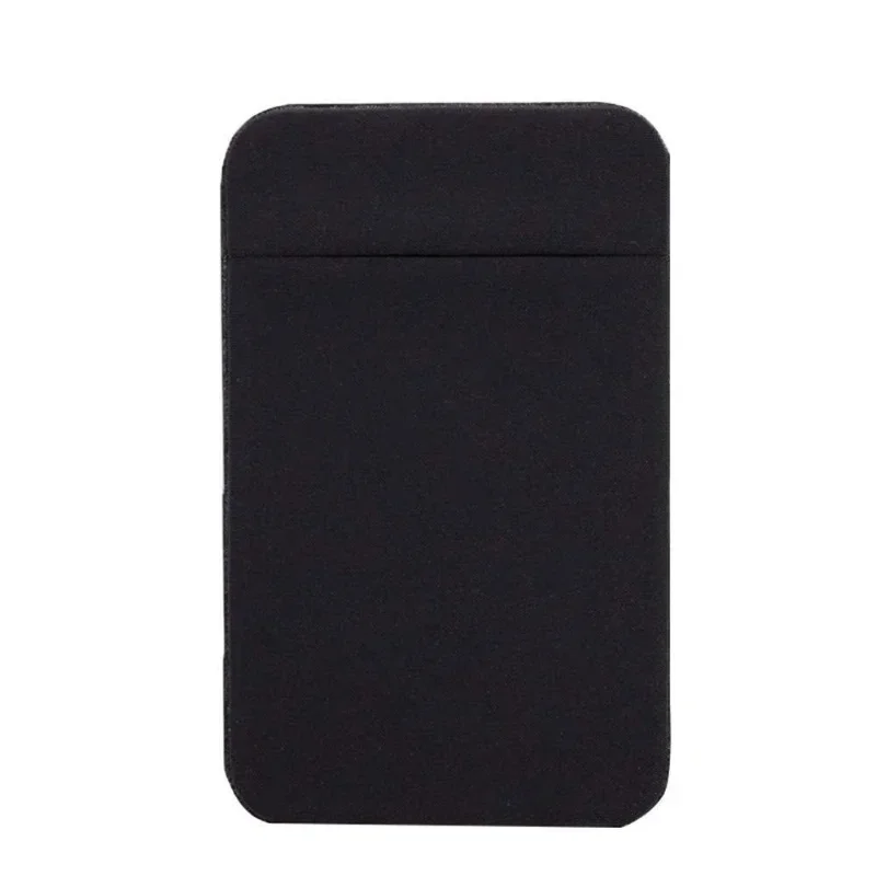 Phone Back Slot Card Holder Wallet Case Strong Adhesive Traceless Lycra Cell Phone Pocket Phone Pouch Accessories