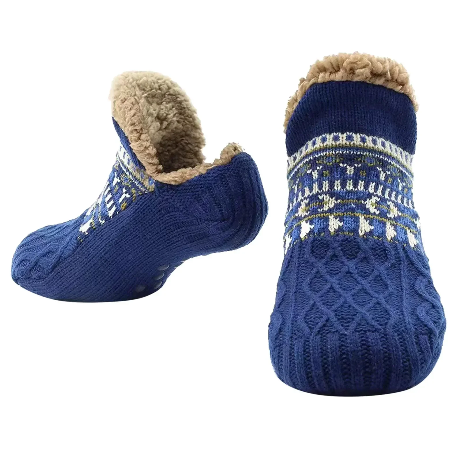 Fall Winter Non‑Slip Floor Socks Super Soft Warm Slipper Socks Unisex Snow Sleep Carpet Yoga Socks for Men Women Indoor House