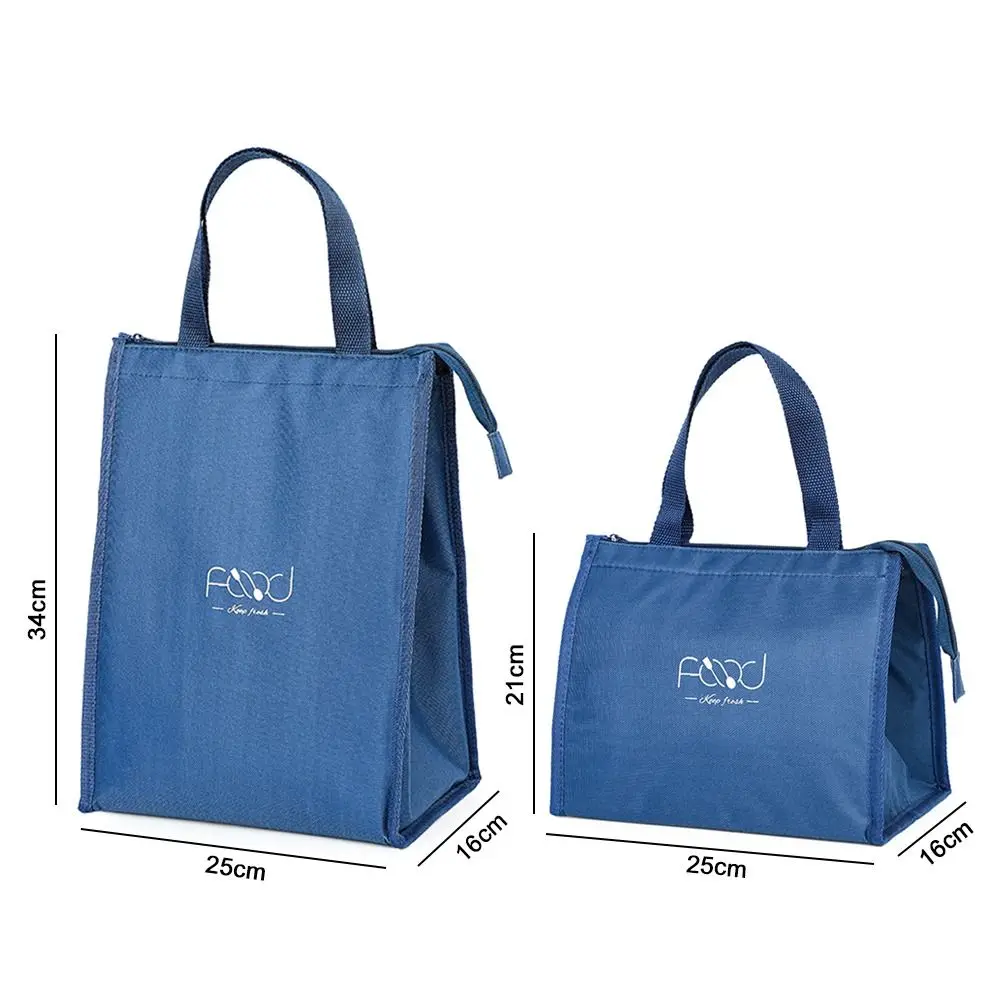 Waterproof Storage Bag Picnic Breakfast Organizer Cooler Lunch Bag Lunch Box Insulated Thermal Bag