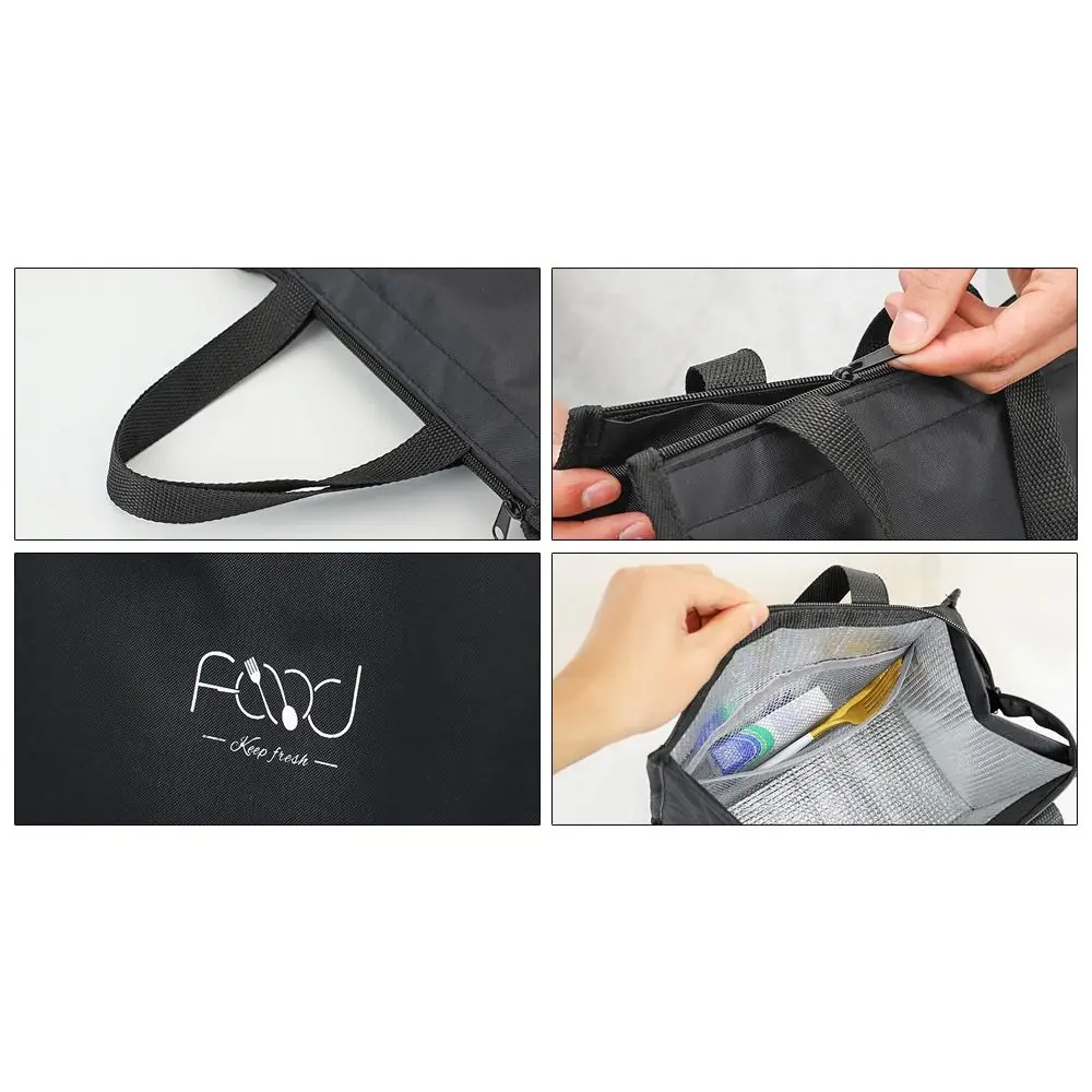 Waterproof Storage Bag Picnic Breakfast Organizer Cooler Lunch Bag Lunch Box Insulated Thermal Bag