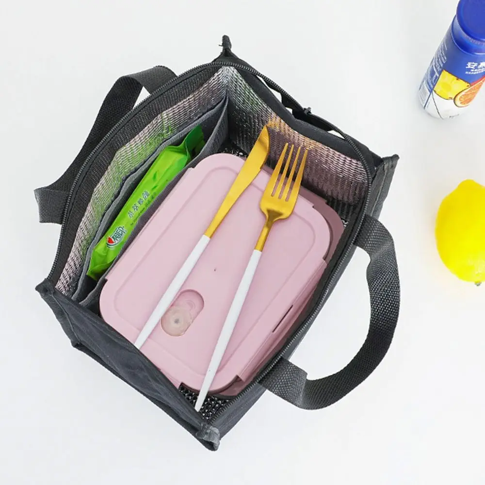 Waterproof Storage Bag Picnic Breakfast Organizer Cooler Lunch Bag Lunch Box Insulated Thermal Bag