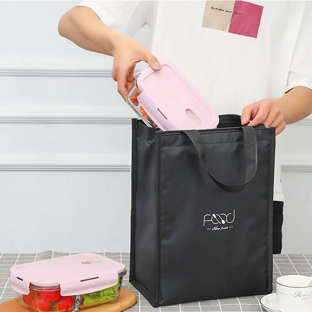Waterproof Storage Bag Picnic Breakfast Organizer Cooler Lunch Bag Lunch Box Insulated Thermal Bag