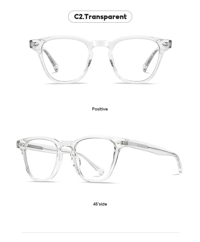 Vintage Square Prescription Glasses For The Nearsighted Rivet Frame Anti Blue Rays Student Myopes Lunettes 0 -0.5 -0.75 To -6.0
