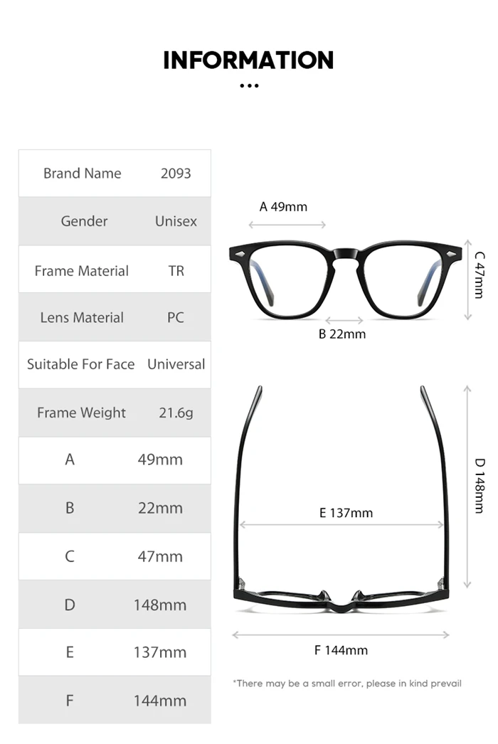 Vintage Square Prescription Glasses For The Nearsighted Rivet Frame Anti Blue Rays Student Myopes Lunettes 0 -0.5 -0.75 To -6.0