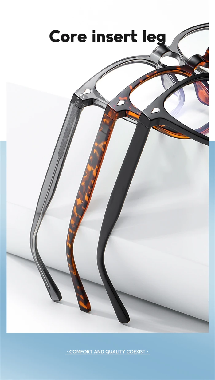 Vintage Square Prescription Glasses For The Nearsighted Rivet Frame Anti Blue Rays Student Myopes Lunettes 0 -0.5 -0.75 To -6.0