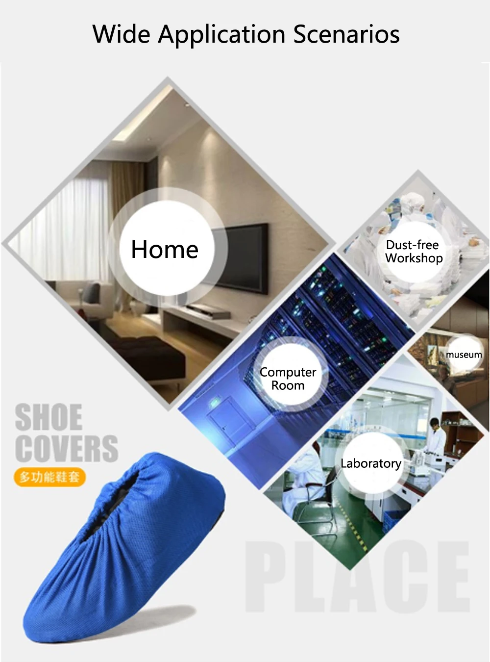 Thick Reusable Shoe Covers unisex Non-slip Washable Keep Floor Carpet Cleaning Household Shoes Protector Cover Shoes Covers hot