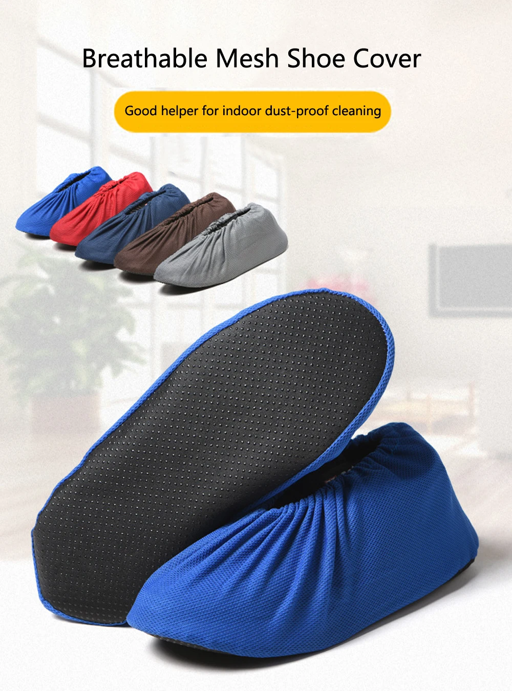 Thick Reusable Shoe Covers unisex Non-slip Washable Keep Floor Carpet Cleaning Household Shoes Protector Cover Shoes Covers hot